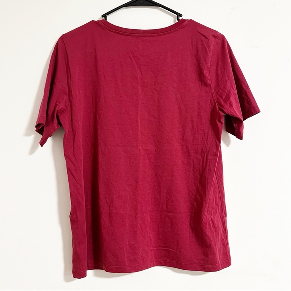 Eileen Fisher NWT ORganic Pima Cotton Jersey Rosby Tee T-shirt Shirt - Picture 2 of 5
